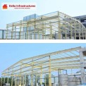 Mild Steel Factory Roofing Structure