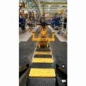 Mild Steel Floor Level Slat Conveyor, Length: 20-40 feet