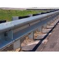 Mild Steel Galvanised Metal Beam Crash Barriers, For Road Safety