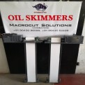 Mild Steel Heavy Duty Belt Type Oil Skimmer, For Industrial, Capacity: 100 Lpm