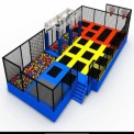 Mild Steel Indoor Trampoline Park