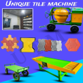 Mild Steel Interlocking Paving Block Making Machine, For Industrial