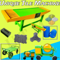Mild Steel Interlocking Paving Block Making Machine, For Industrial