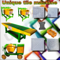 Mild Steel Interlocking Paving Block Making Machine, For Industrial
