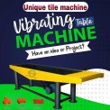 Mild Steel Interlocking Paving Block Making Machine, For Industrial