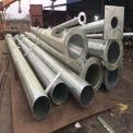 Mild Steel (MS) Round Octagonal Lighting Pole, For Street, 9m