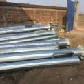 Mild Steel (MS) Round Octagonal Lighting Pole, For Street, 9m