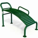 Mild Steel Outddor Green Gym Equipment Single Situp Board