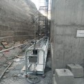 Mild Steel Painted Steel Working Platform, Double Mast