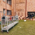Mild Steel Painted Steel Working Platform, Double Mast