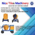 Mild Steel PAVER BLOCK MAKING MACHINE, Capacity: 1000-1500 Blocks per hour, Model Name/Number: Nice Tiles Machinery