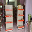 Mild Steel Popular Double Sides Back Holes Supermarket display Rack
