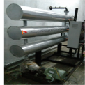 Mild Steel Round Horizontal Thermic Fluid Heater, For Industrial