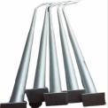 Mild Steel Round Tubular Swaged Lighting Pole, For Street, 22ft