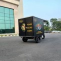 Mild Steel Solar Powered Mobile Food Cart, Load Capacity: 200 kg