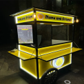 Mild Steel White Food Cart, Load Capacity: 200 kg