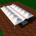 Modular Mild Steel Parking Shed