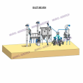 Motor Power: 50 HP Automatic Atta Chakki Machine, Capacity: 1000 kg/hr