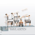 Motor Power: 75 HP Marvel Fully Automatic Flour Mill Plant, Capacity: 1000 kg/hr