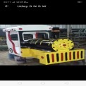 Multicolor FRP train Engine shape selfie point Statue Sculpture, For Exterior Decor, Size/Dimension: 30x10 Ft