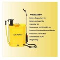Neptune 16L/18L12V Yellow 2-in-1 Battery Operated Knapsack Garden Sprayer, BS-21