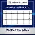 New Mild Steel Wire Netting, For Industrial