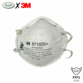 Number of Layers: 4 3M 8710IN+ FFP1, BIS and EN Marked Dust/Mist Respirator