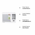 OGENERAL AMGB09BAWA-B WINDOW AC 0.75 TON 5 STAR (White)