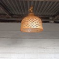 Oval Cane Lamps, Hanging Lamp, Multicolor