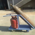 Oxygen Lpg Gas Cylinder trolley