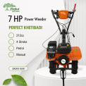 Perfect Khetibadi 7hp Power Weeder , 212cc, 4 stroke