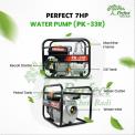 Petrol Perfect Khetibadi WP-33R 7HP Water Pump, 5 HP