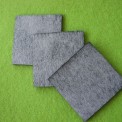 Plain Grey Laminated Foam Fabric, For Bag
