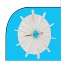 Plastic Fan Suitable For Crompton 90 Frame Size