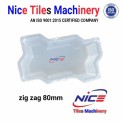 Plastic Paver Block Molds, Zig Zag