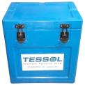 Plastic Small Cold Box 60 Litre Tessol Insulated Ice Box, Thickness: 29mm