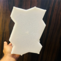 Plastic Zigzag Paver Mould, Thickness: 60 mm
