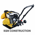 PLATE COMPACTOR WITH WATER TANK