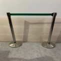Polished Retractable Queue Stand , For Hotel