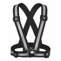 Polyester Elastic Black Reflective Cross Belt, For Industrial Safety