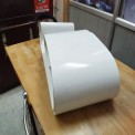 Polyurethane Pu white glossy conveyor belt, Belt Thickness: 3 mm