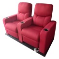 Push Back Manual Red Recliner Sofa, For Home, Seating Capacity: 1 Person