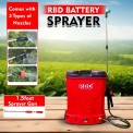 PVC 12V 8Ah Battery Operated Sprayer, 20L