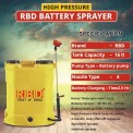 PVC Battery Spray Pump, Automatic, 20L
