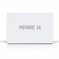 PVC Chip Card Mifare 1K Contactless 13.56 MHz Plain White Smart Cards, Double Sided, Shape: Rectangular