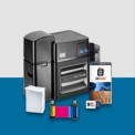 PVC Hid Fargo Dtc1500 Id Card Printer, Capacity: 10L