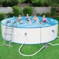 PVC Outdoor Steel Wall Pools, Dimension: 16
