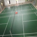 PVC Polished PU Sports Flooring Badminton Court