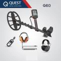 Quest Q60 Metal Detector, Range-3.5 Meter, Sound, For Underground Gold Detector, Range: 4 meter