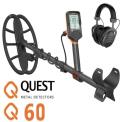 Quest Q60 Metal Detector, Range-3.5 Meter, Sound, For Underground Gold Detector, Range: 4 meter